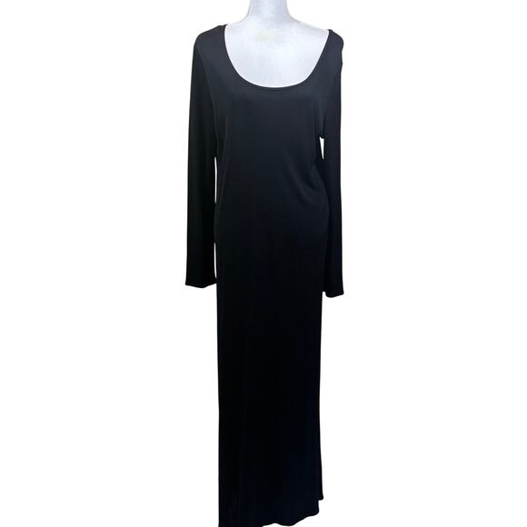 Eileen Fisher knit maxidress, classic, minimalist, travel, versatile, staple - Picture 1 of 5